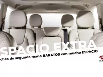 5 coches baratos de segunda mano con mucho espacio