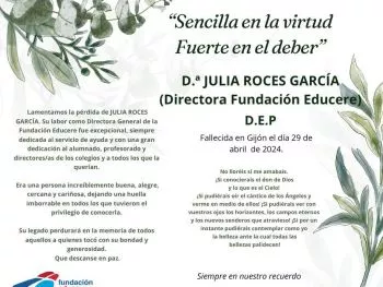 Julia Roces Garcia Directora General Fundación Educere