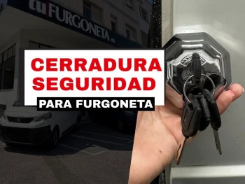 Cerradura seguridad para furgoneta