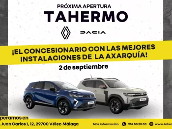 ¡PRÓXIMA APERTURA TAHERMO! 