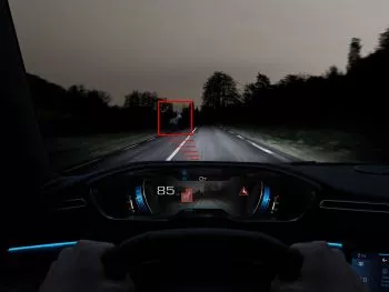 Ver más allá en plena noche con la tecnología Night Vision de Peugeot