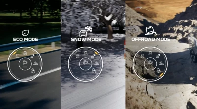 Auto mode, Sand Mode y Offroad mode. ESC, ABS y control de la tracción para ofrecer una mayor seguridad