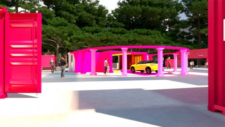 LEXUS construye un ágora disruptiva en la plaza de Colón en Madrid