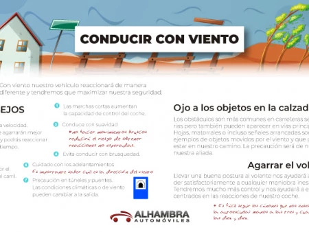 Consejos para conducir con viento