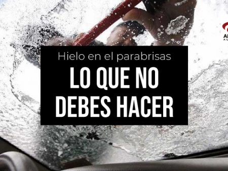 Trucos para quitar el hielo del parabrisas rápido
