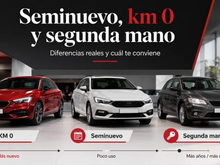 Seminuevo, km 0 o segunda mano: diferencias y cuál te conviene