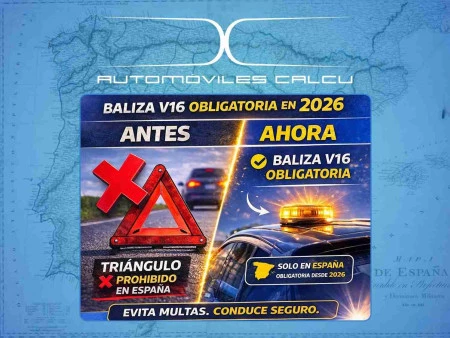 Baliza V16 obligatoria en 2026: lo que debes saber antes de salir a carretera