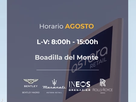 Horario Agosto Instalaciones Boadilla del Monte