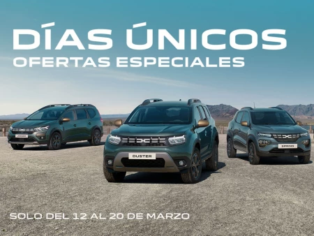 DÍAS ÚNICOS DACIA MARZO