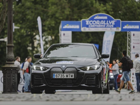 Grünblau Motor en el EcoRallye Cantabria 2025 con el BMW i4