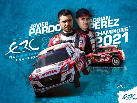 JAVIER PARDO, CAMPEÓN DE EUROPA DE RALLYES FIA ERC2 CON SUZUKI IBÉRICA