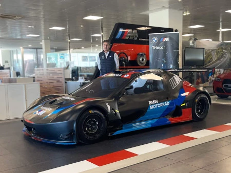 Presentación del Silver Car S3, el nuevo coche del piloto Jesús Álvarez