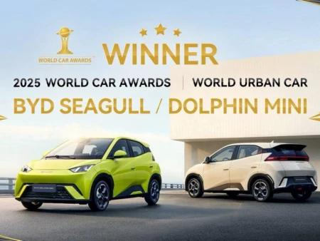 Doble reconocimiento para BYD en los World Car Awards 2025: Stella Li, World Car Person, y el Dolphin Mini / Seagull, World Urban Car