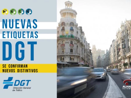 Nuevas etiquetas de la DGT
