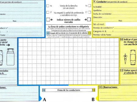 Claves para rellenar un parte de accidente de forma amistosa