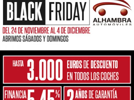 El Black Friday llega al mercado del coche de ocasión