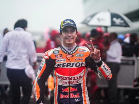 Marc Márquez vuelve al podio en la casa de Honda