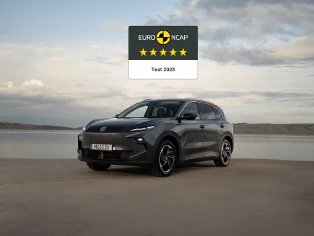 EL NUEVO MGS5 EV OBTIENE LAS 5 ESTRELLAS EURO NCAP
