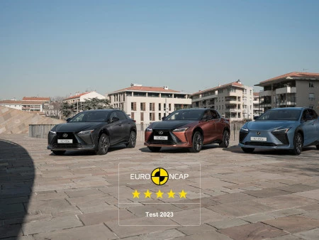 El nuevo Lexus RZ recibe la calificación de seguridad de 5 estrellas por EURO NCAP