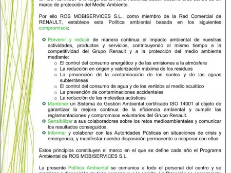 Política Ambiental 2026