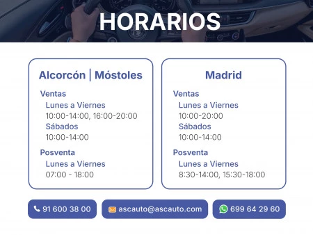 Ampliamos horarios en POSVENTA