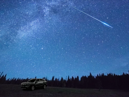 Guía para ver las lluvias de estrellas en Canarias en coche en las Islas Canarias 
