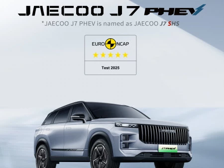 EL JAECOO 7 SÚPER HÍBRIDO ENCHUFABLE CONSIGUE LAS CINCO ESTRELLAS DE EURO NCAP