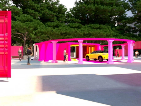 LEXUS construye un ágora disruptiva en la plaza de Colón en Madrid