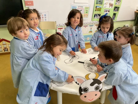 SITUACIÓN DE APRENDIZAJE. 1º E.Infantil - Ordeñamos la vaca 