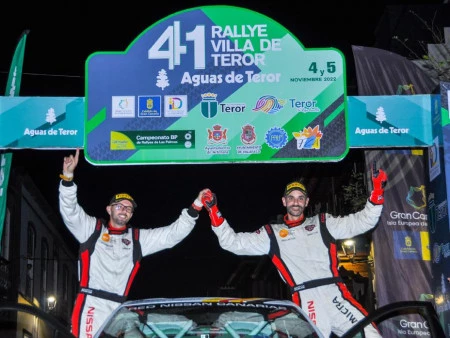 Jesé Ramos y Alejandro Falcón, ganadores de la COPA NISSAN MICRA CANARIAS 2022