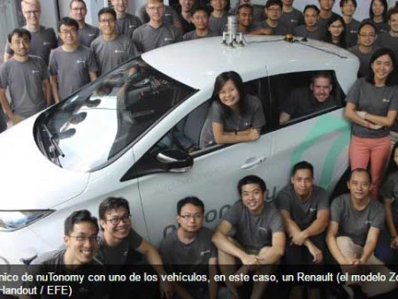 El Renault ZOE como taxi eléctrico sin conductor en Singapur