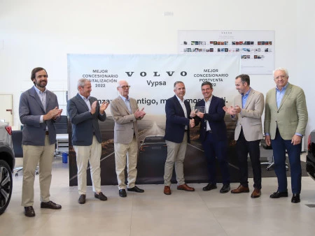 Vypsa, premiado por Volvo como mejor concesionario en las áreas de Digitalización y Postventa.