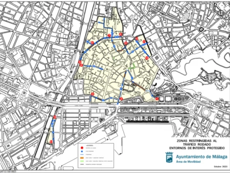 Restricciones de movilidad en Málaga
