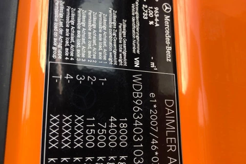 Mercedes-Benz Actros 1853 LS + HAD + RETARDER