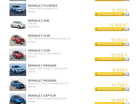 Coches segundamano RENAULT