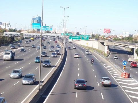 Uso de carriles en autopista