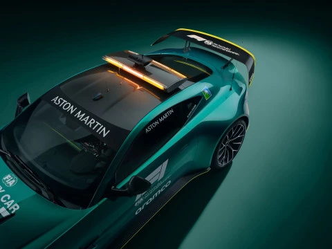 Nuevo Vantage Safety Car F1 detalles Nuevo Vantage Safety Car F1 detalles