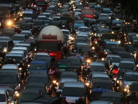 Carretera atascada