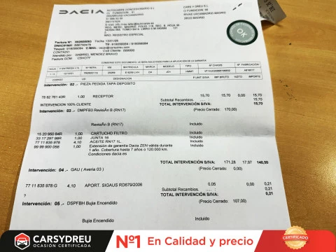 Dacia Duster Prestige TCE 74kW(100CV) ECO-G 4X2