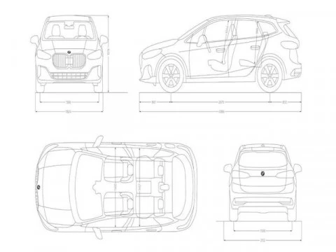 BMW Serie 2 218i Active Tourer 100 kW (136 CV)