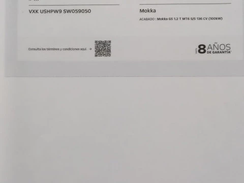Opel Mokka 1.2 T 100kW (136 CV) GS