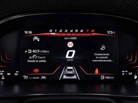 Cuadro de instrumentos con indicación de kilómetros recorridos del Seat Ibiza 1.0 TSI (115 CV) Special Edition Xcellence.