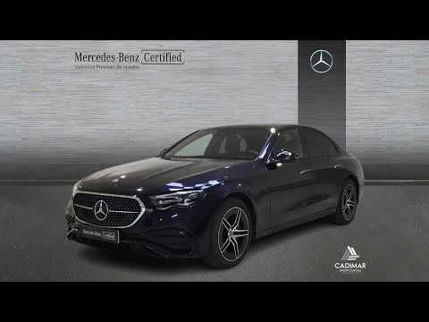 Mercedes-Benz Clase E 300 e con tecnología hibrida EQ