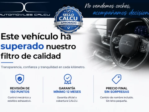 Este Corolla 1.8 122CV ActiveTech ha superado los controles de calidad y obtenido nuestro sello CALCU.