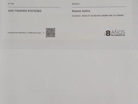 Opel Astra Electric 54kWh GS Auto