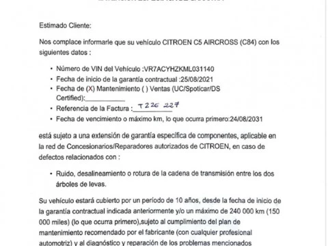 Citroën C5 Aircross  BlueHDi S&S C-Series 130