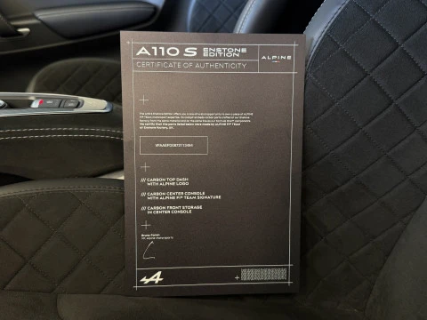 Alpine A110 S ENSTONE EDITION