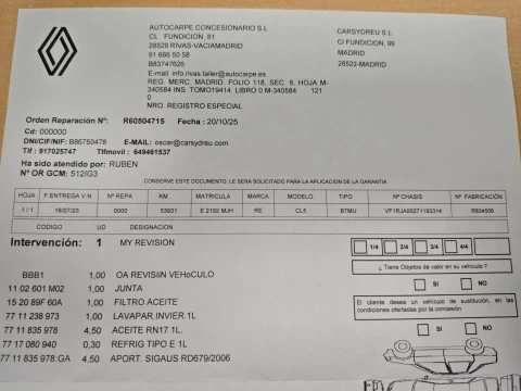 Renault Clio Techno E-Tech Híbrido 103 kW (145CV)