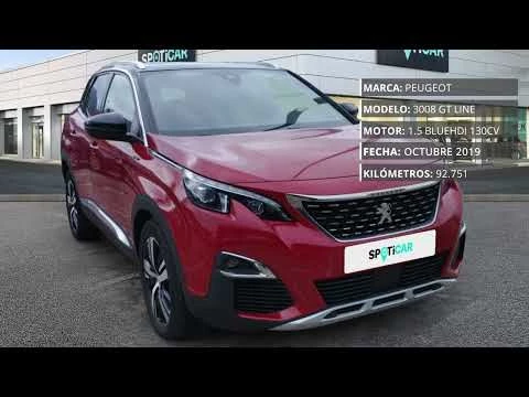 Peugeot 3008 1.5 BlueHDi 96kW (130CV) S&S GT Line