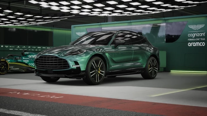 Aston Martin da la bienvenida a los clientes y fanáticos dentro de su garaje de boxes de Fórmula 1 ® para configurar el auto de sus sueños.